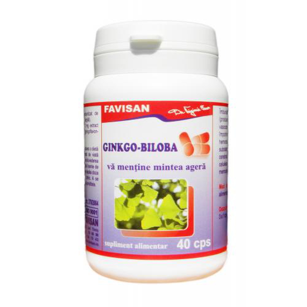 Ginkgo Biloba, 40 capsule - Favisan