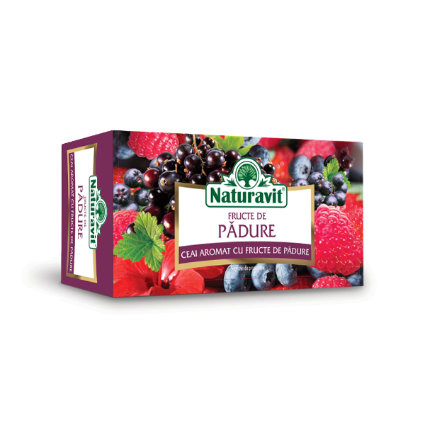 Ceai fructe de padure, 1.75 g x 20 doze - Naturavit