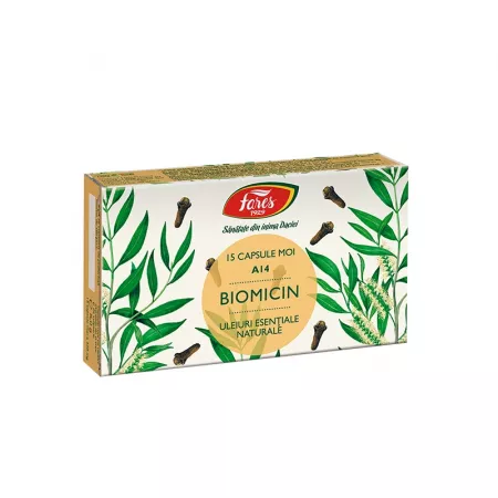 Biomicin Antibiotic Natural, A14, 15 capsule - Fares