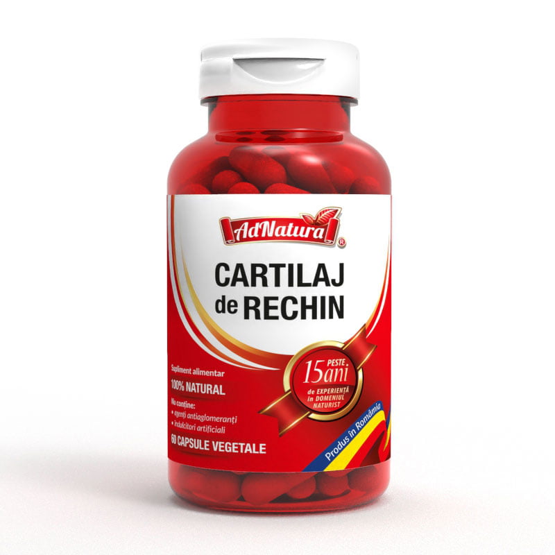 Cartilaj de Rechin, 60 Capsule - AdNatura