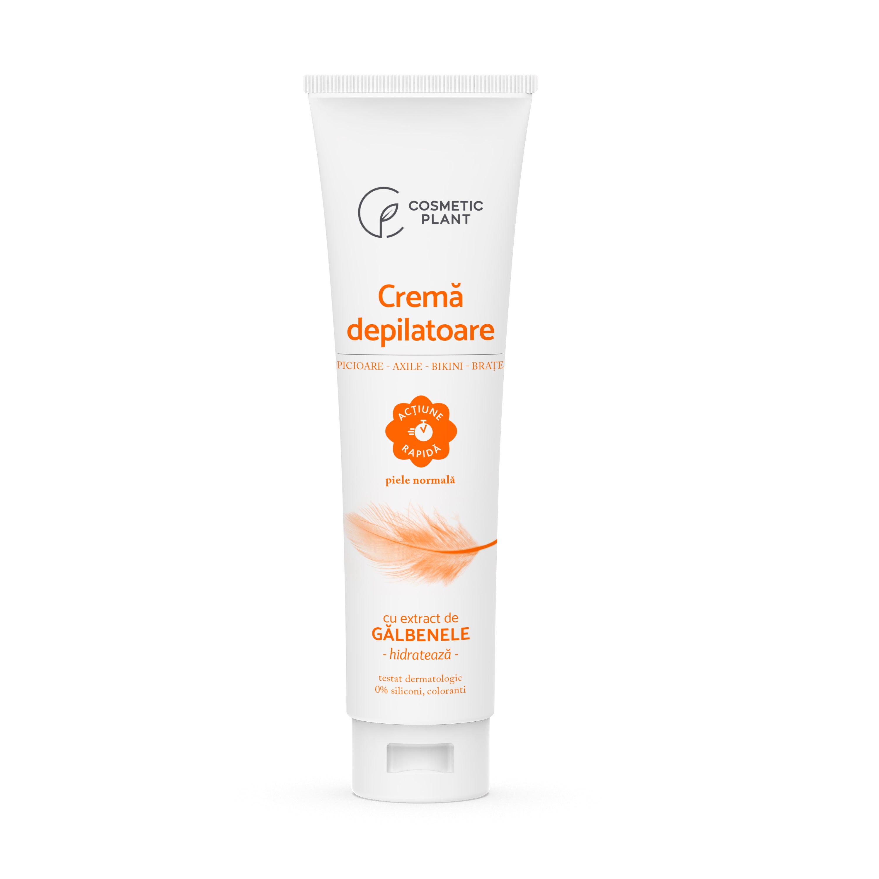 Crema depilatoare cu extract de galbenele, 150 ml - Cosmetic Plant