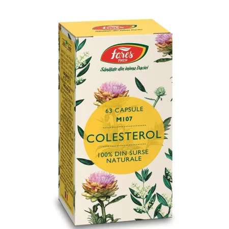Colesterol, M107, 63 capsule - Fares