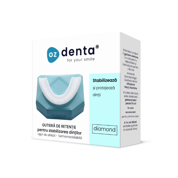 Gutiera De Retentie Pentru Stabilizare Dinti, 2 Bucati - Oz Denta