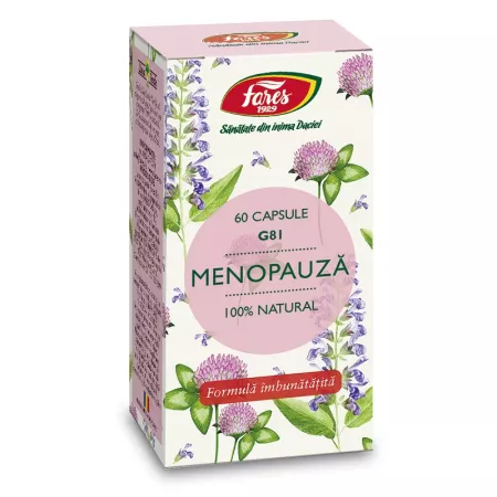 Menopauza G81, 60 capsule - Fares