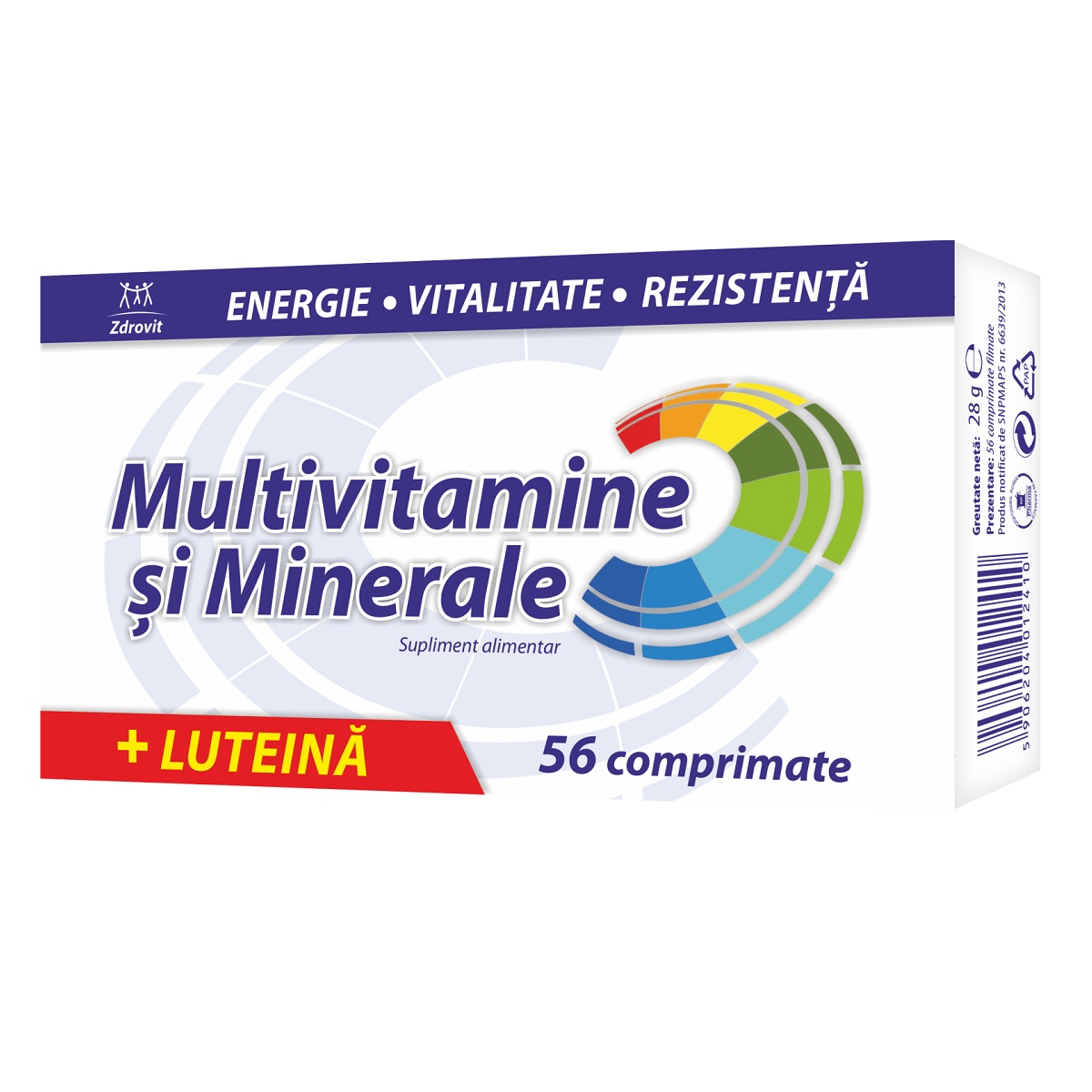 Multivitamine + Minerale, 56 comprimate - Zdrovit