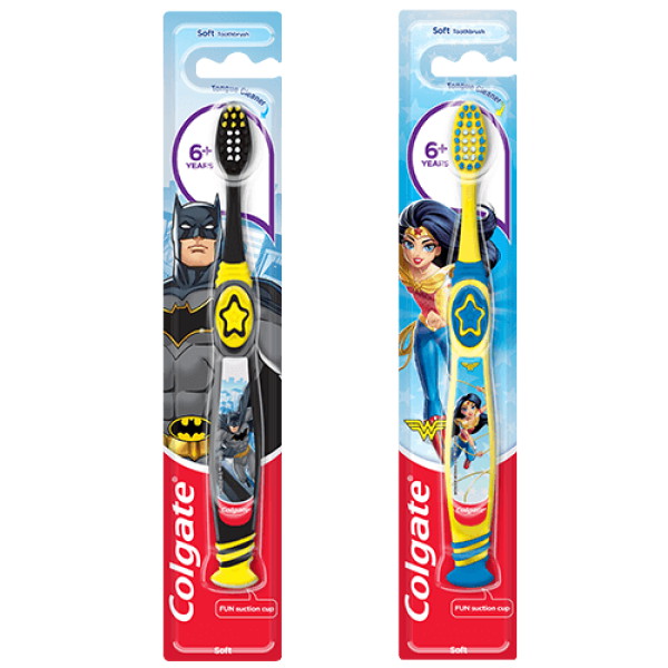 Periuta Kids - Batman/Wonder (+6 Ani) - Colgate