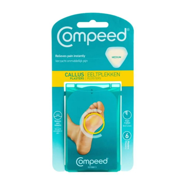 Plasturi medii pentru bataturi superficiale, 6 bucati - Compeed