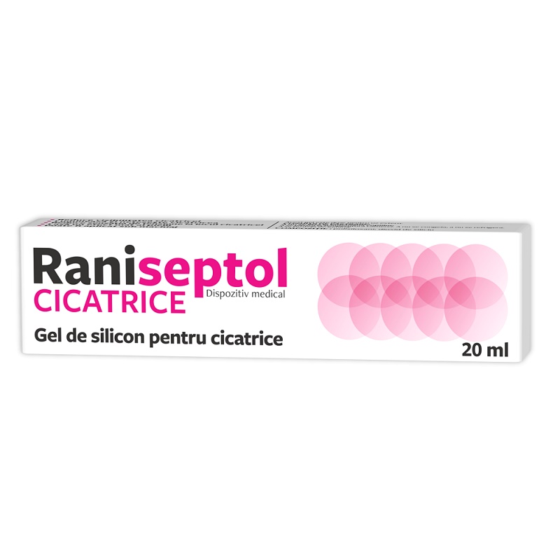 Raniseptol gel cicatrice, 20 ml - Zdrovit