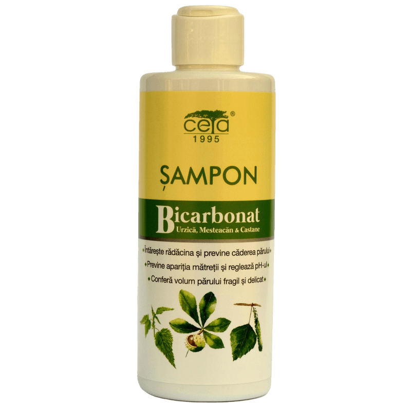 Sampon cu bicarbonat pentru hidratare si vitalizare, 200 ml - Ceta Sibiu