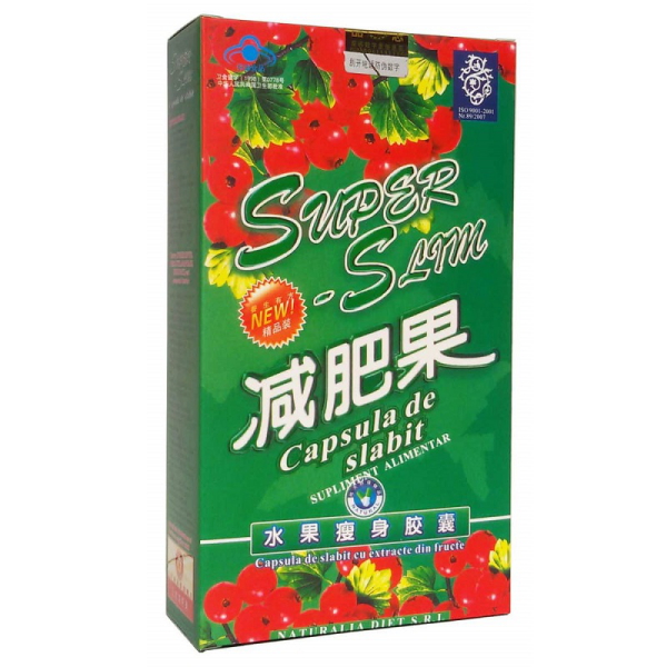 Pachet SuperSlim capsule de slabit, 30 capsule + 30 capsule - China