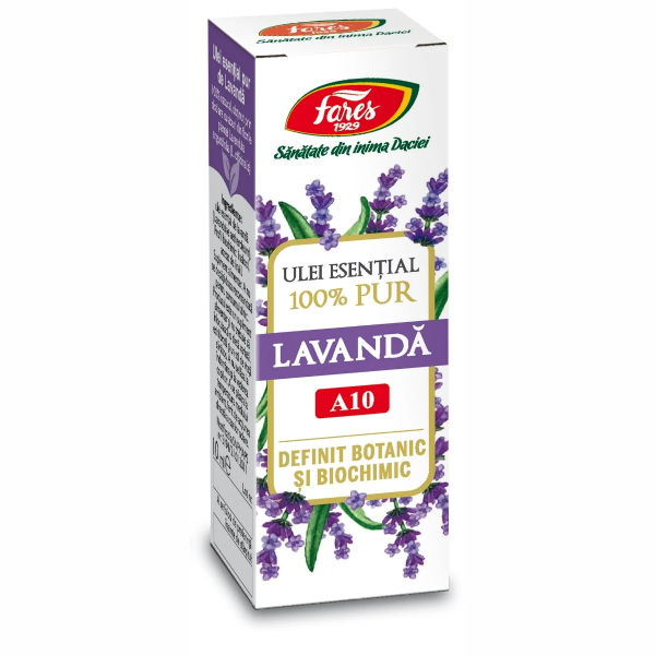 Ulei esential de lavanda A10, 10 ml - Fares