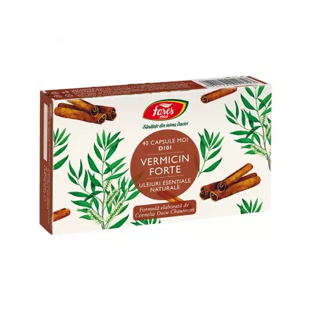 Vermicin Forte, D101, 40 capsule - Fares