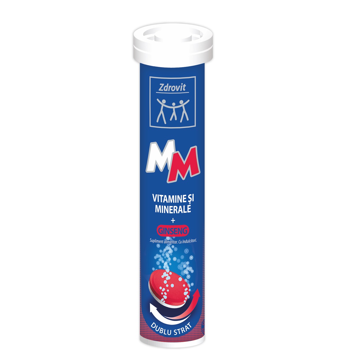 Vitamine si Minerale + Ginseng, 24 comprimate efervescente - Zdrovit
