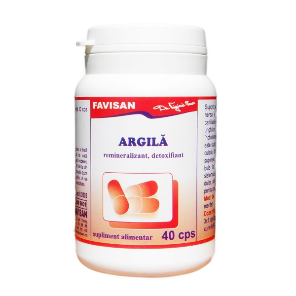Argila, 40 capsule - Favisan
