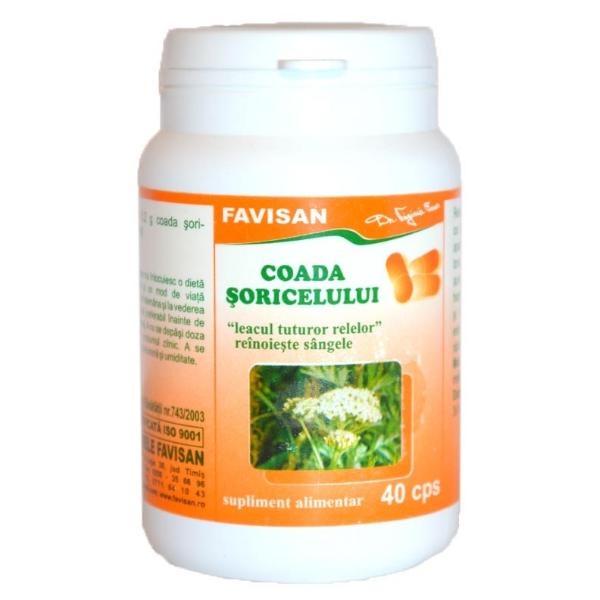 Coada Soricelului, 40 capsule - Favisan