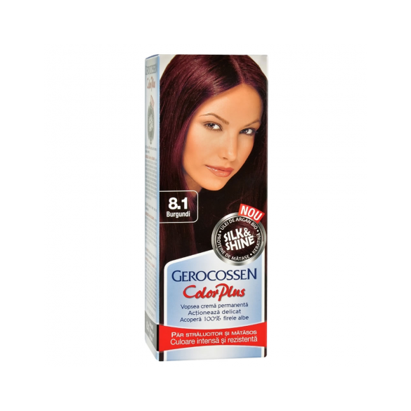 Vopsea de par Color Plus Nr. 8.1 Burgundi, 50 g - Gerocossen