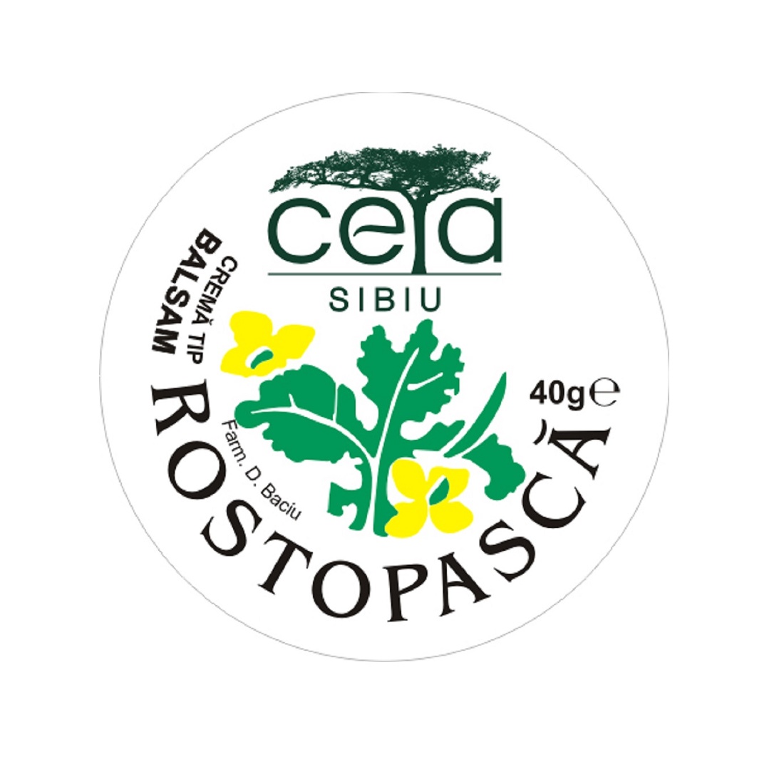 Unguent cu rostopasca, 40 g - Ceta Sibiu