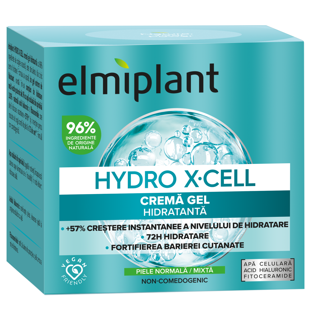 Crema gel hidratanta de zi Hydrocell ten normal/mixt, 50 ml - Elmiplant