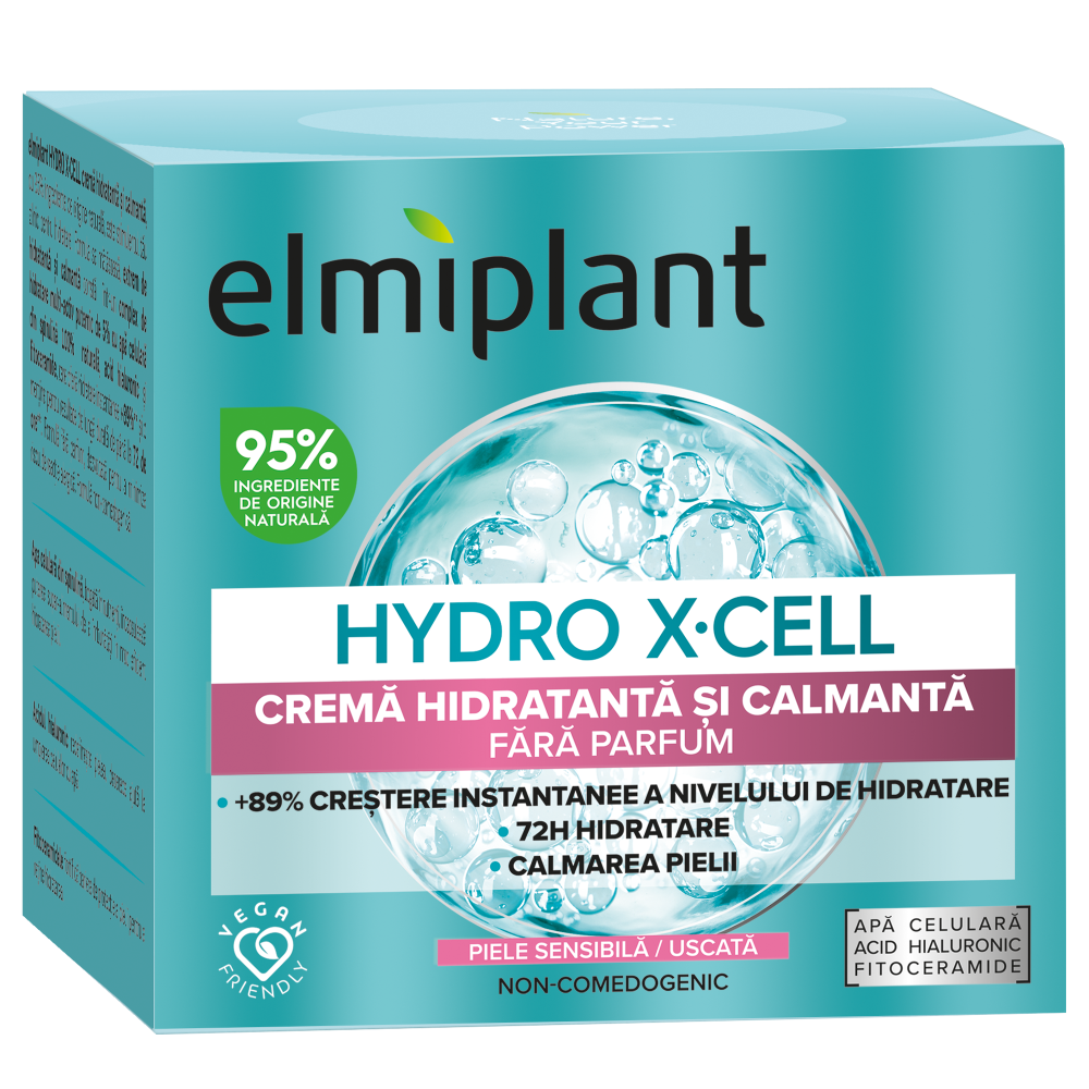 Crema hidratanta de zi Hydrocell ten uscat, 50 ml - Elmiplant