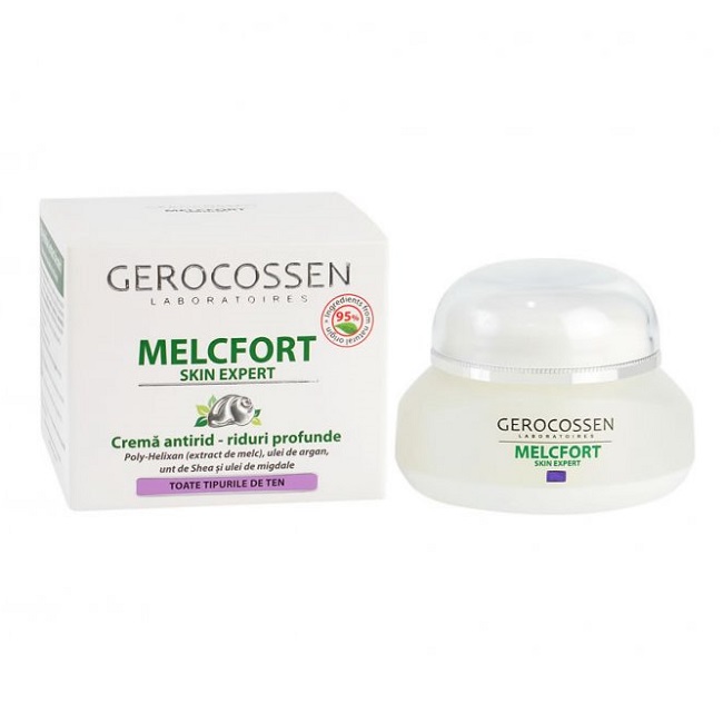 Melcfort Crema Antirid pentru Riduri Profunde, 35 ml - Gerocossen