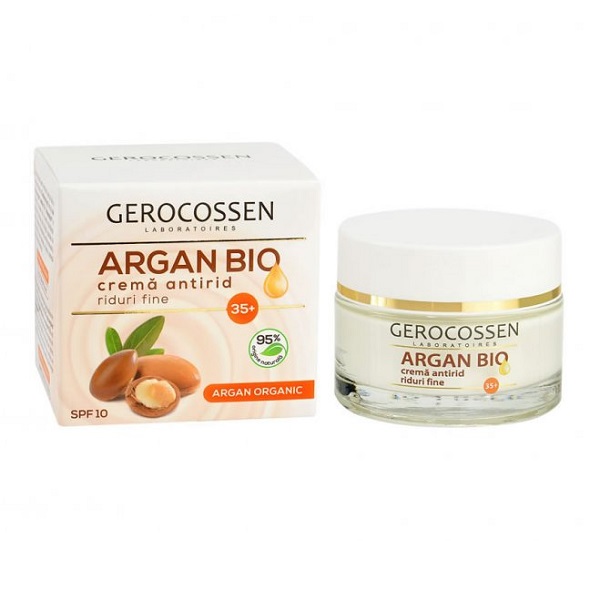 Argan Bio Crema Antirid pentru Riduri Fine 35+, 50 ml - Gerocossen