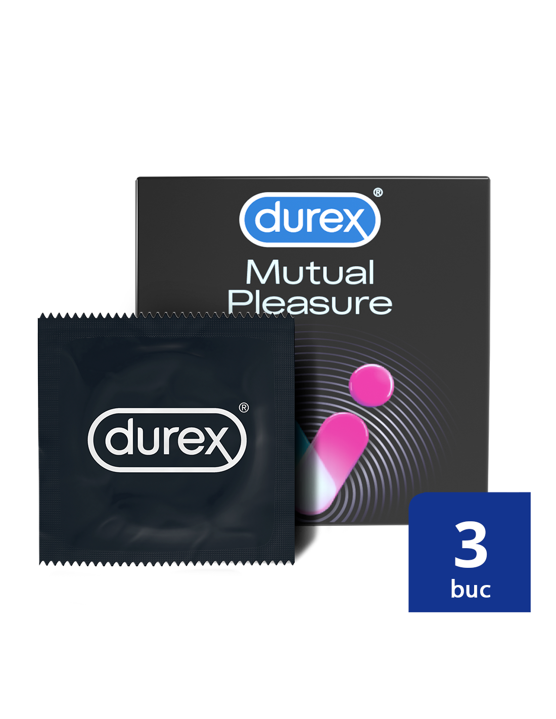 Prezervative Mutual Pleasure, 3 Bucati - Durex