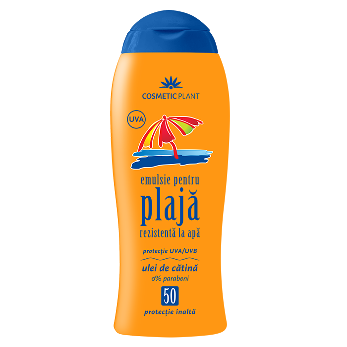 Emulsie plaja adulti SPF 50, 200 ml - Cosmetic Plant