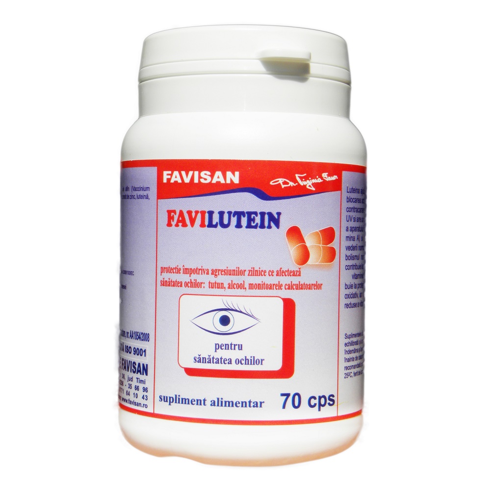 Favilutein, 70 capsule - Favisan