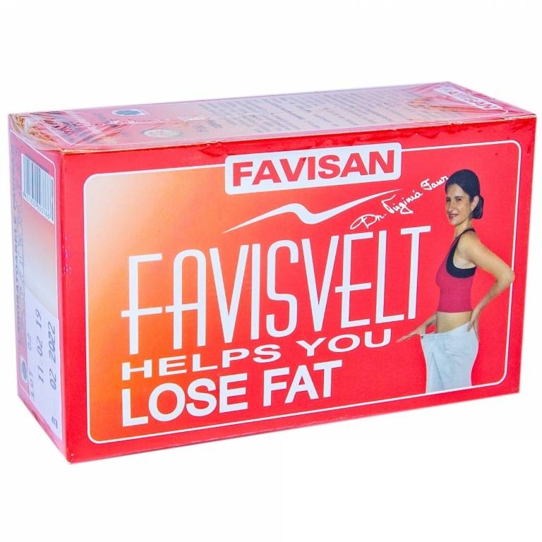 Ceai de Slabit - Favisvelt 1.5 g, 20 doze - Favisan