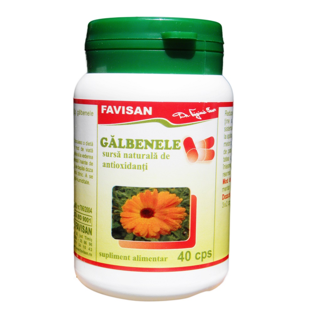 Galbenele, 40 capsule - Favisan