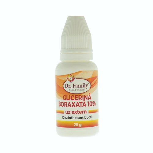 Glicerina Boraxata 10 %, 25 G - Dr.Family