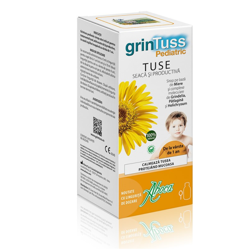 Grintuss Pediatric sirop poliresin, 180 g - Aboca