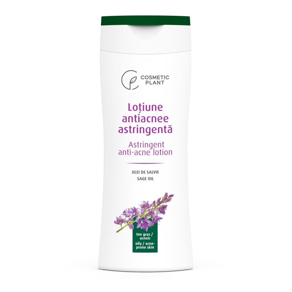 Lotiune Antiacnee cu Ulei de Salvie, 200 ml - Cosmetic Plant