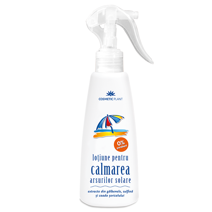 Lotiune calmare arsuri solare spray, 200 ml - Cosmetic Plant