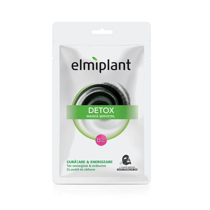 Masca servetel detoxifianta, 20 ml - Elmiplant