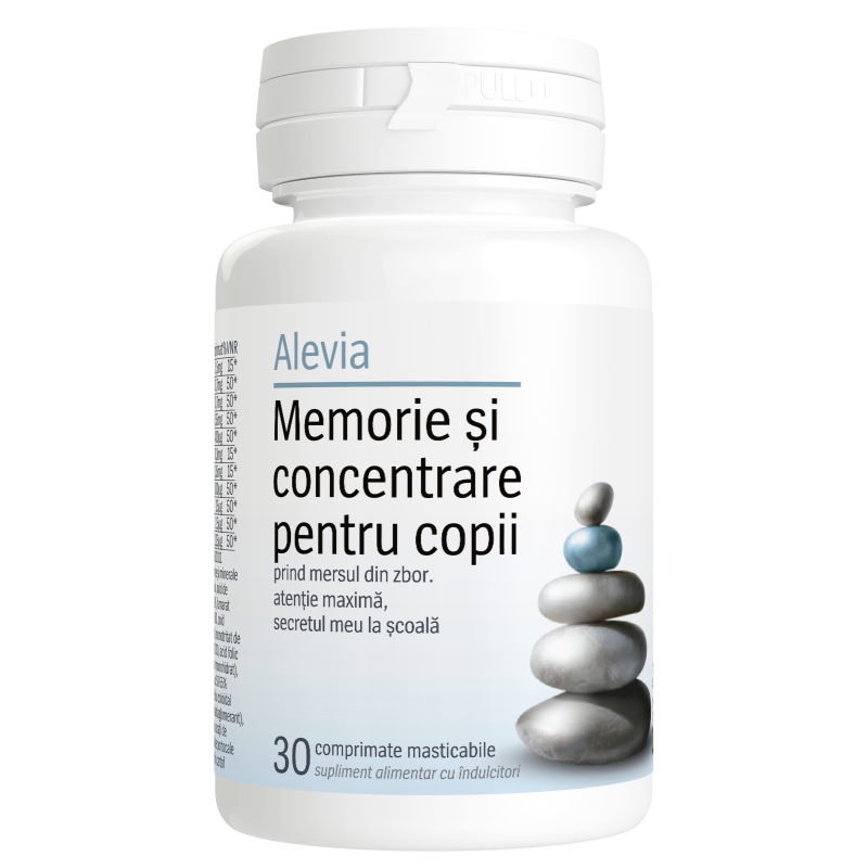 Memorie Si Concentrare Pentru Copii, 30 Comprimate - Alevia