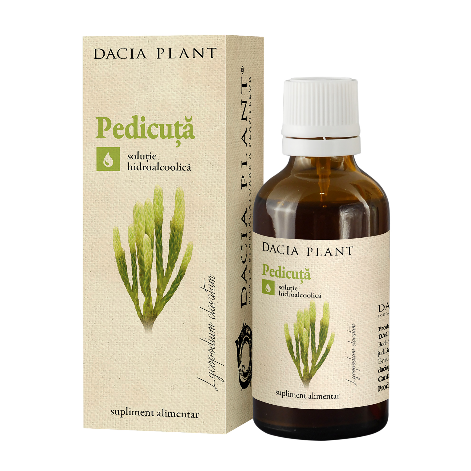 Tinctura de pedicuta, 50 ml - Dacia Plant
