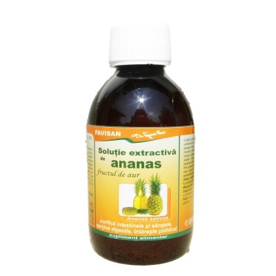 Solutie Extractiva de Ananas, 200 ml - Favisan