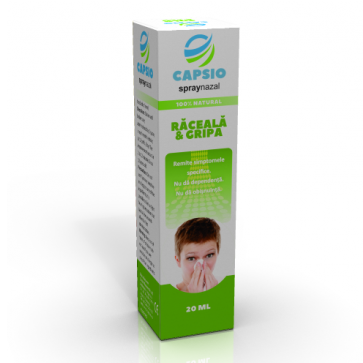 Capsio spray nazal raceala si gripa, 20 ml - Global Research
