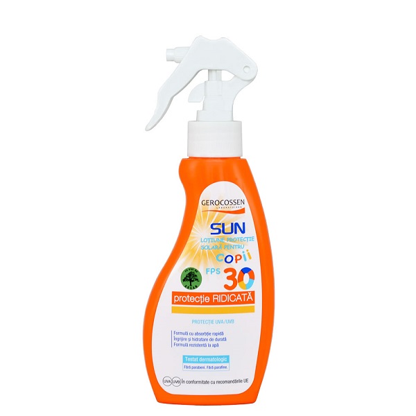 Lotiune spray copii SPF 30, 200 ml - Gerocossen