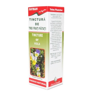 Tinctura de trei frati patati, 50 ml - Favisan
