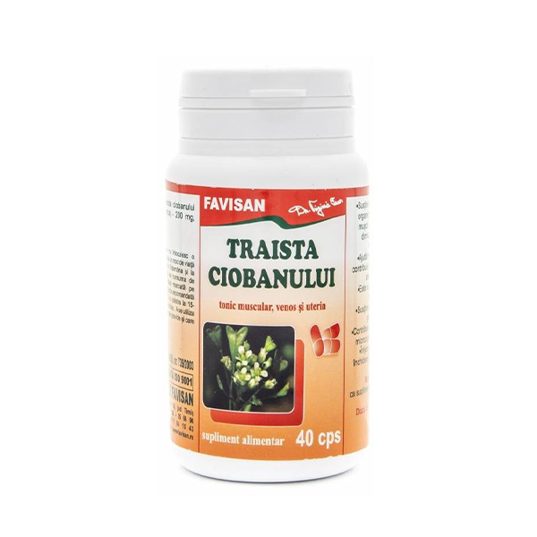 Traista Ciobanului, 40 capsule - Favisan