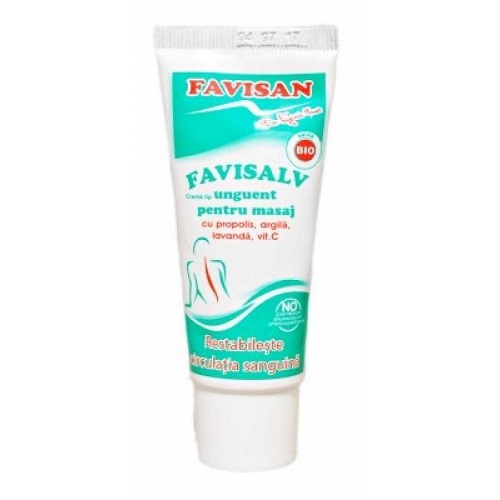 Unguent pentru masaj circulatie sanguina Favisalv, 40 ml - Favisan