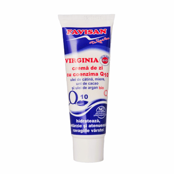 Crema hidratanta de zi cu coenzima Q10 Virginia, 50 ml - Favisan