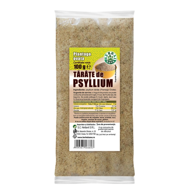 Tarate psyllium, 100 g - Herbavit